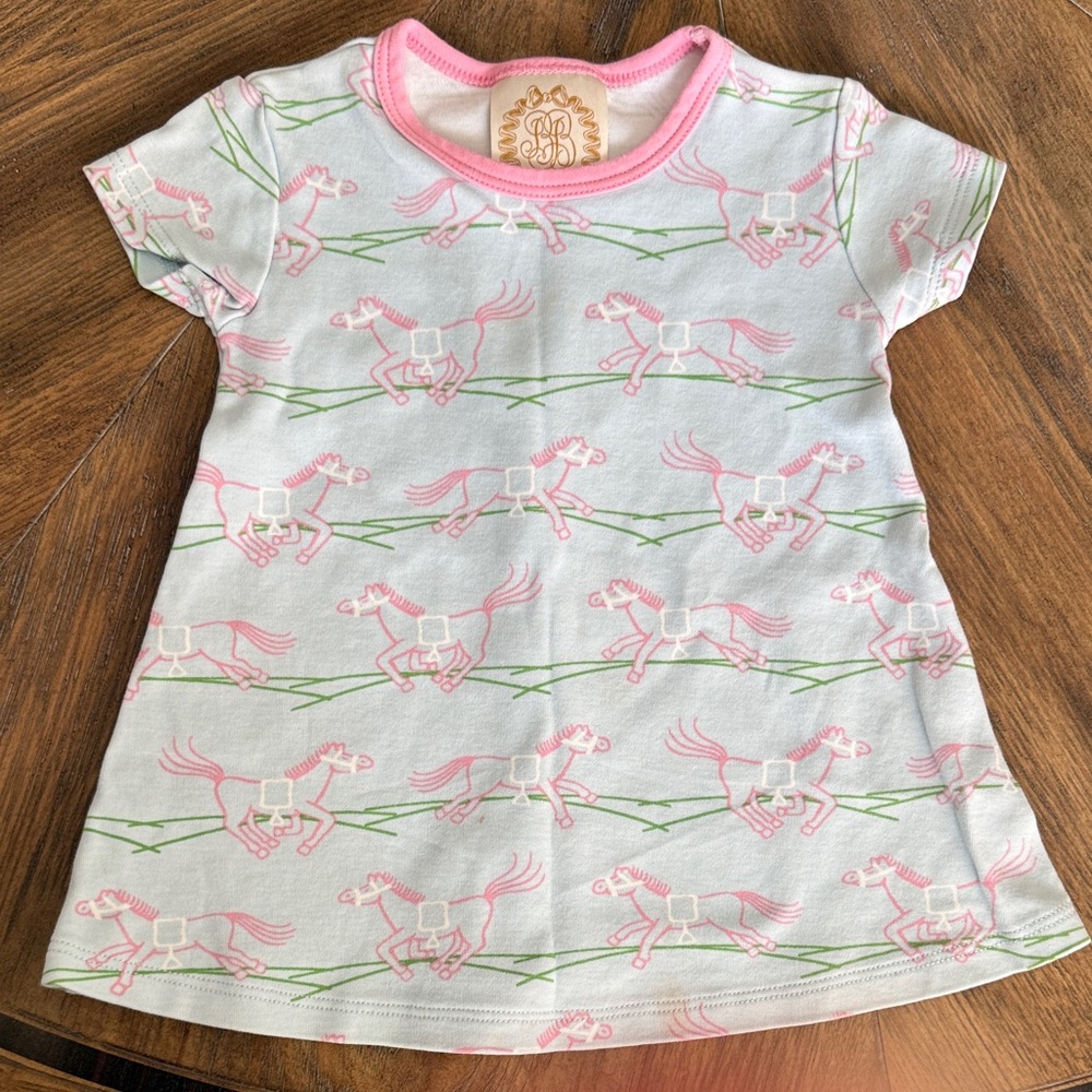 The Beaufort Bonnet Company Pink and White Baby Dress